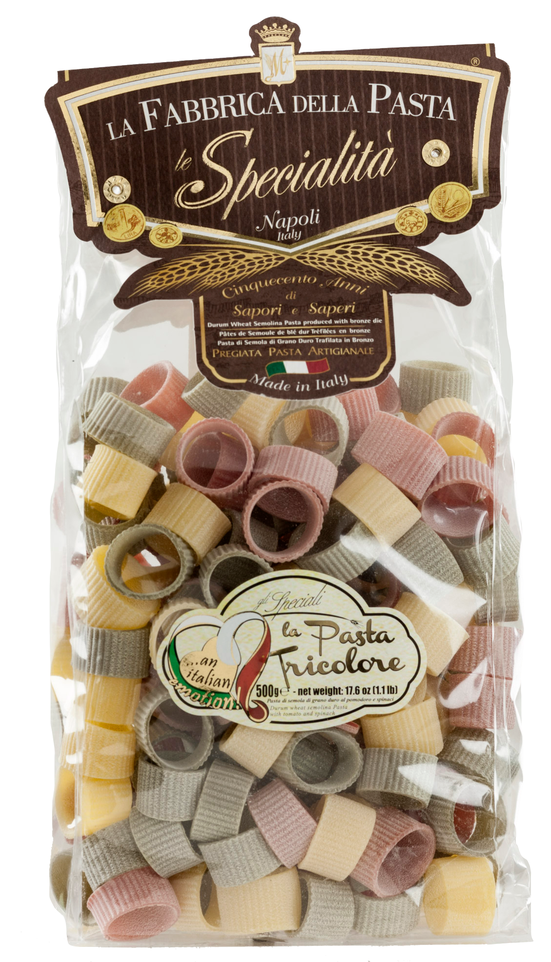 A' Calamarata Tricolore Rigate