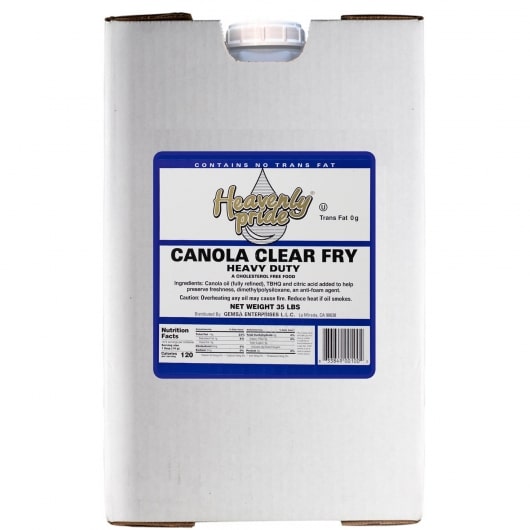 Clear Canola Frying Oil 35lbs.